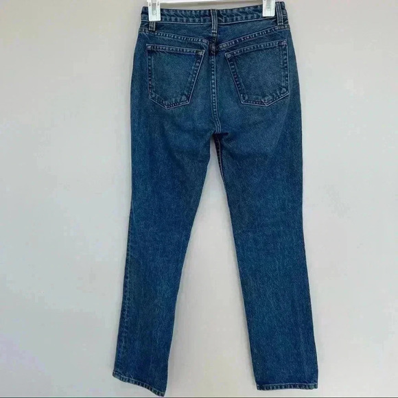 Reformation Mid Rise Button Fly Denim Jeans 24 - Picture 4 of 16